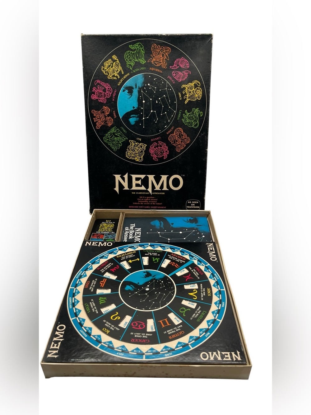 Vintage paranormal Psychic Fortune Teller Astrology Astrological Nemo Boardgame